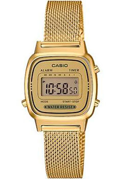 Японские наручные  женские часы Casio LA670WEMY-9E. Коллекция Vintage