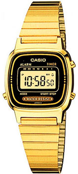 Японские наручные  мужские часы Casio LA670WGA-1. Коллекция Vintage