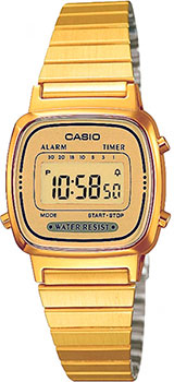 Японские наручные  мужские часы Casio LA670WGA-9. Коллекция Vintage