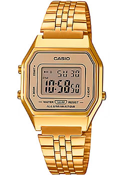 Японские наручные  женские часы Casio LA680WGA-9. Коллекция Digital
