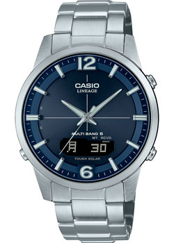 Японские наручные  мужские часы Casio LCW-M170D-2AER. Коллекция Wave Ceptor