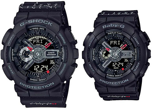 Японские наручные  мужские часы Casio LOV-21A-1A. Коллекция G-Shock