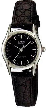 Японские наручные  женские часы Casio LTP-1094E-1A. Коллекция Analog