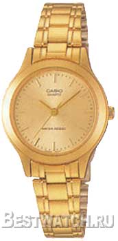 Японские наручные  женские часы Casio LTP-1128N-9A. Коллекция Analog