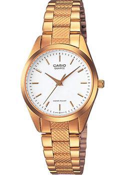 Японские наручные  женские часы Casio LTP-1274G-7A. Коллекция Analog