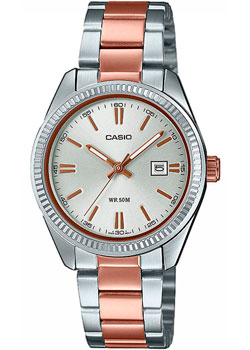 Японские наручные  женские часы Casio LTP-1302PRG-7A. Коллекция Analog