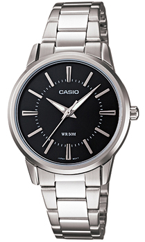 Японские наручные  женские часы Casio LTP-1303D-1A. Коллекция Analog