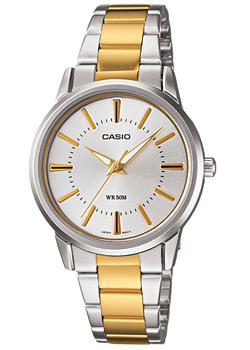 Японские наручные  женские часы Casio LTP-1303SG-7A. Коллекция Analog