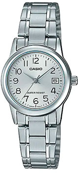 Японские наручные  женские часы Casio LTP-V002D-7B. Коллекция Analog