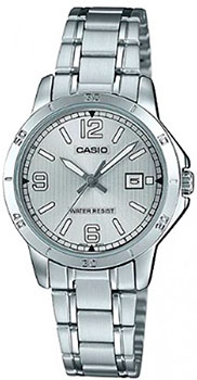 Японские наручные  женские часы Casio LTP-V004D-7B2. Коллекция Analog