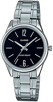 Японские наручные  женские часы Casio LTP-V005D-1B. Коллекция Analog