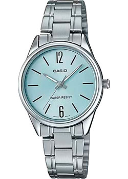 Японские наручные  женские часы Casio LTP-V005D-2B. Коллекция Analog