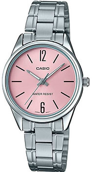 Японские наручные  женские часы Casio LTP-V005D-4B. Коллекция Analog