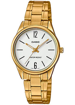 Японские наручные  женские часы Casio LTP-V005G-7B. Коллекция Analog