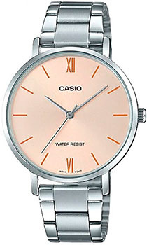 Японские наручные  женские часы Casio LTP-VT01D-4B. Коллекция Analog