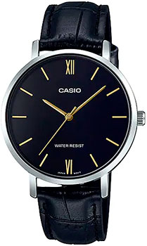 Японские наручные  женские часы Casio LTP-VT01L-1B. Коллекция Analog