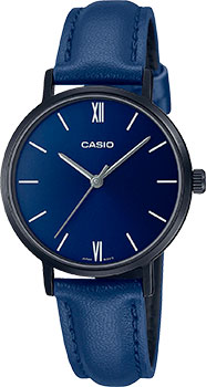 Японские наручные  женские часы Casio LTP-VT02BL-2A. Коллекция Analog
