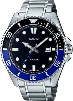 Японские наручные  мужские часы Casio MDV-107D-1A2. Коллекция Analog