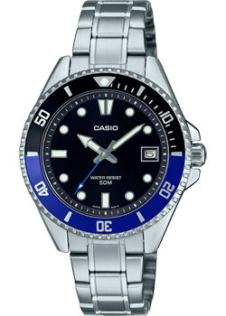 Японские наручные  мужские часы Casio MDV-10D-1A2. Коллекция Analog
