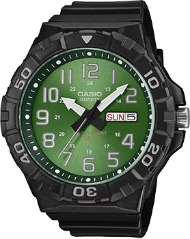 Японские наручные мужские часы Casio MRW-210H-3B. Коллекция Analog