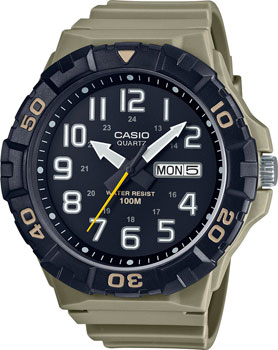 Японские наручные  мужские часы Casio MRW-210H-5AVEF. Коллекция Analog