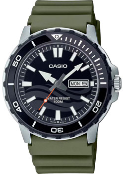 Японские наручные  мужские часы Casio MTD-125-3A. Коллекция Analog