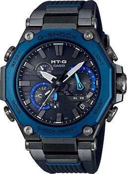Японские наручные  мужские часы Casio MTG-B2000B-1A2ER. Коллекция G-Shock