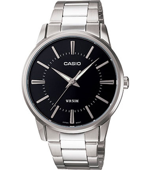 Японские наручные  мужские часы Casio MTP-1303D-1A. Коллекция Analog