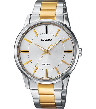 Японские наручные  мужские часы Casio MTP-1303SG-7A. Коллекция Analog
