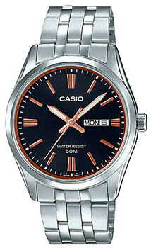 Японские наручные  мужские часы Casio MTP-1335D-1A2. Коллекция Analog
