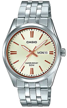 Японские наручные  мужские часы Casio MTP-1335D-9A. Коллекция Analog