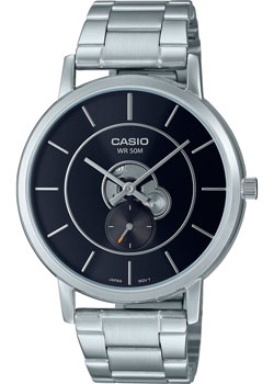 Японские наручные  мужские часы Casio MTP-B130D-1A. Коллекция Analog
