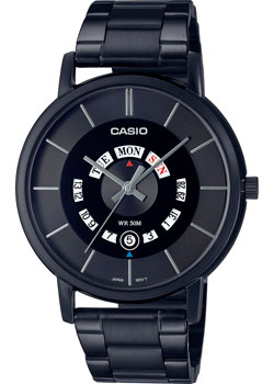 Японские наручные  мужские часы Casio MTP-B135B-1A. Коллекция Analog