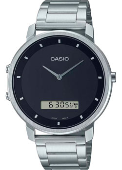 Японские наручные  мужские часы Casio MTP-B200D-1E. Коллекция Ana-Digi