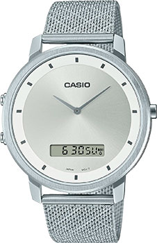Японские наручные  мужские часы Casio MTP-B200M-7E. Коллекция Ana-Digi
