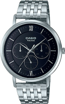Японские наручные  мужские часы Casio MTP-B300D-1A. Коллекция Analog