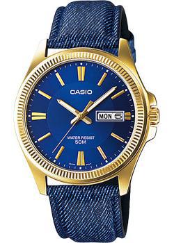 Японские наручные  мужские часы Casio MTP-E111GBL-2A. Коллекция Analog