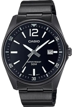 Японские наручные  мужские часы Casio MTP-E170B-1B. Коллекция Analog