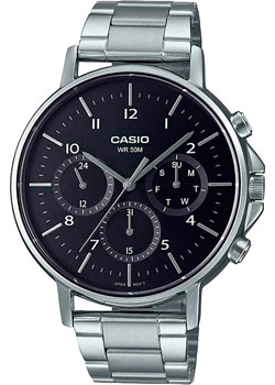 Японские наручные  мужские часы Casio MTP-E321D-1A. Коллекция Analog