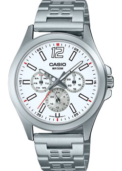Японские наручные  мужские часы Casio MTP-E350D-7B. Коллекция Analog
