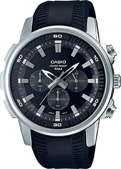 Японские наручные  мужские часы Casio MTP-E505-1A. Коллекция Analog