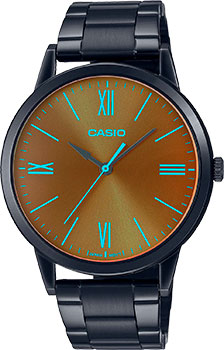 Японские наручные  мужские часы Casio MTP-E600B-1B. Коллекция Analog