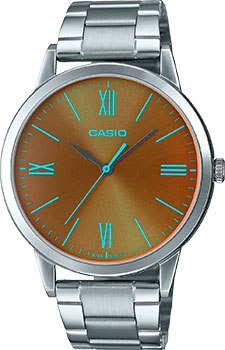 Японские наручные  мужские часы Casio MTP-E600D-1B. Коллекция Analog