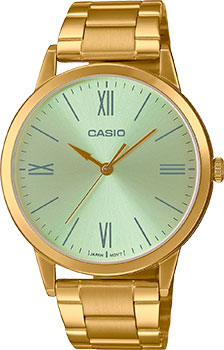 Японские наручные  мужские часы Casio MTP-E600G-9B. Коллекция Analog
