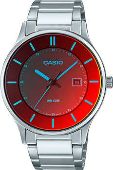 Японские наручные  мужские часы Casio MTP-E605D-1E. Коллекция Analog