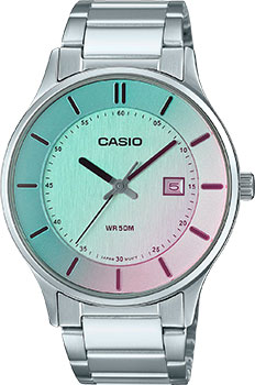 Японские наручные  мужские часы Casio MTP-E605D-7E. Коллекция Analog