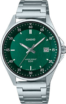 Японские наручные  мужские часы Casio MTP-E705D-3E. Коллекция Analog
