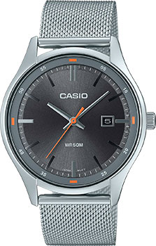Японские наручные  мужские часы Casio MTP-E710M-8A. Коллекция Analog