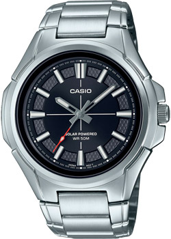 Японские наручные  мужские часы Casio MTP-RS100D-1A. Коллекция Analog