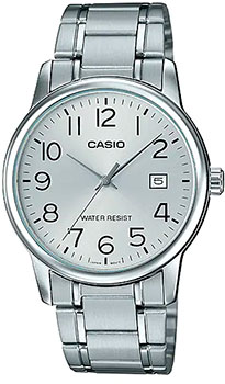 Японские наручные  мужские часы Casio MTP-V002D-7B. Коллекция Analog